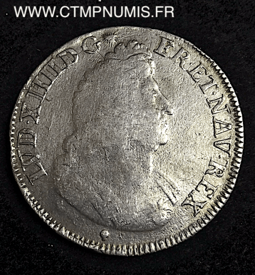 ,LOUIS,XIV,ECU,AUX,PALMES,1695,M,TOULOUSE,