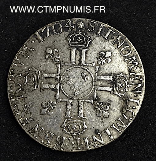 ,ROYALE,LOUIS,XIV,ECU,AUX,8,L,1704,M,TOULOUSE,