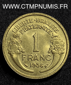 ,MONNAIE,1,FRANC,MORLON,1936,SPL,
