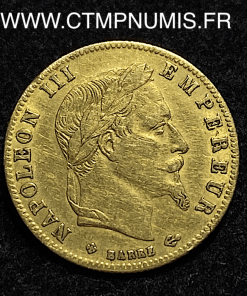 ,5,FRANCS,OR,NAPOLEON,III,1866,BB,STRASBOURG,
