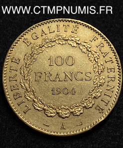 ,REPUBLIQUE,100,FRANCS,OR,GENIE,1904,A,PARIS,