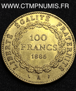 ,REPUBLIQUE,100,FRANCS,OR,GENIE,1886,A,PARIS,