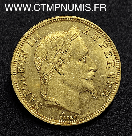 ,50,FRANCS,OR,NAPOLEON,III,1866,STRASBOURG,