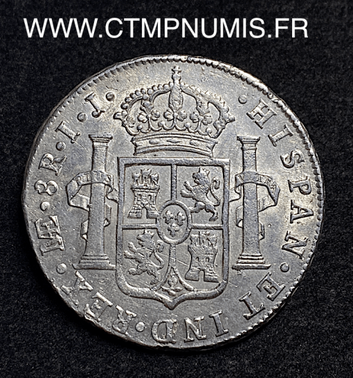 ,PEROU,8,REALES,ARGENT,CHARLES,III,1788,LIMA,