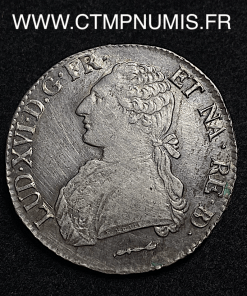 ,ROYALE,LOUIS,XVI,ECU,ARGENT,1784,PAU,