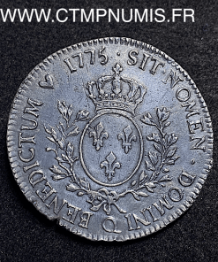 ,ROYALE,LOUIS,XVI,ECU,ARGENT,1775,PERPIGNAN,