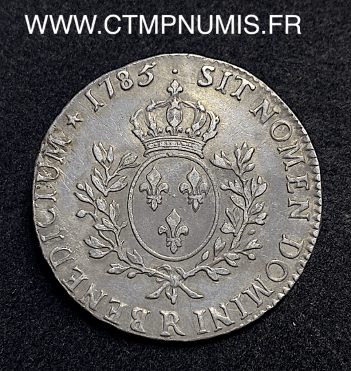 ,ROYALE,LOUIS,XVI,ECU,ARGENT,1785,R,ORLEANS,