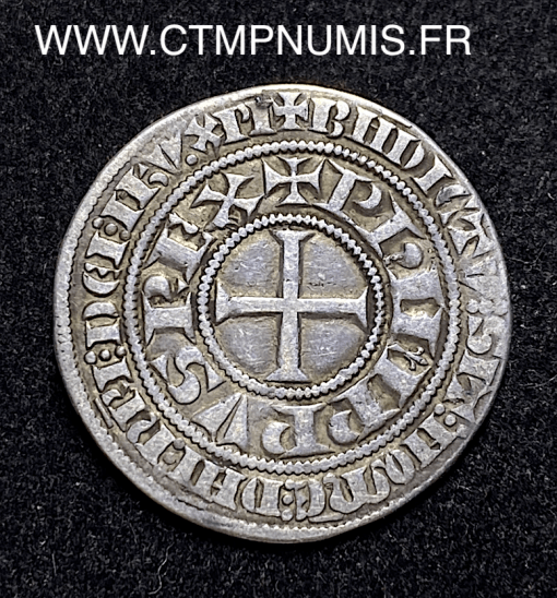 ,ROYALE,PHILIPPE,IV,GROS,TOURNOIS,ARGENT,