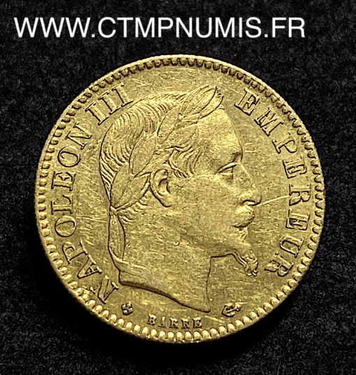 ,10,FRANCS,OR,NAPOLEON,III,1864,STRASBOURG,