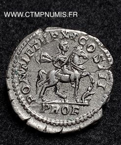 ,DENIER,CARACALLA,PONTIF,TRP,XI,COS,II,CAVALIER,