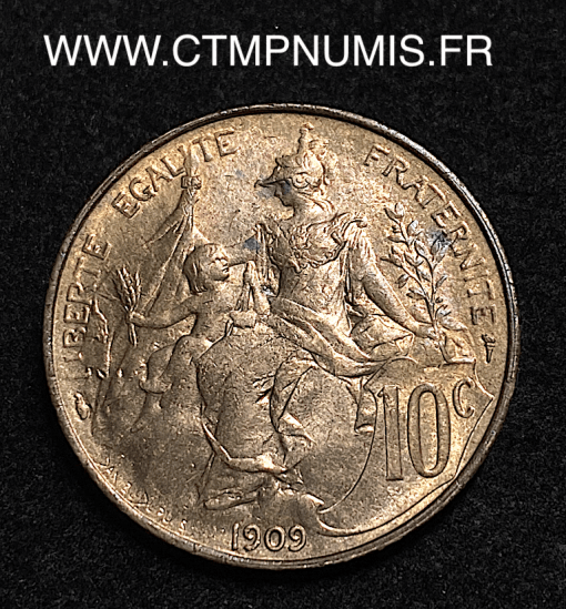 ,10,CENTIMES,DANIEL,DUPUIS,1909,SUP,