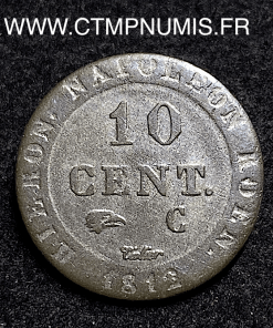 ,WESTPHALIE,JEROME,10,CENTIMES,1812,