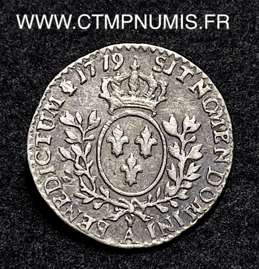 ,ROYALE,LOUIS,XV,1/20,ECU,ARGENT,1779,A,PARIS,