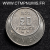 ,TUNISIE,ESSAI,20,FRANCS,1950,