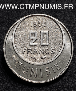 ,TUNISIE,ESSAI,20,FRANCS,1950,