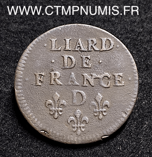 ,ROYALE,LOUIS,XIV,LIARD,DE,FRANCE,1655,D,LYON,