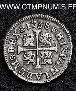 ,ESPAGNE,1/2,REAL,ARGENT,1738,MADRID,