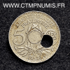 ,MONNAIE,FAUTEE,5,CENTIMES,LINDAUER,1936,