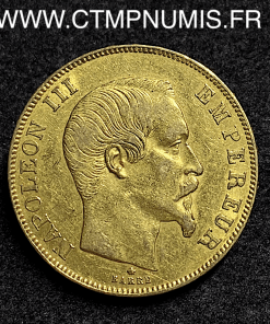 ,50,FRANCS,OR,NAPOLEON,III,1859,STRASBOURG,