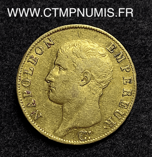 ,40,FRANCS,OR,NAPOLEON,EMPEREUR,1806,PARIS,