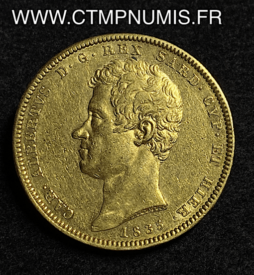 ,100,LIRE,OR,CHARLES,ALBERT,1835,TURIN,