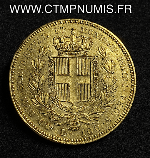 ,100,LIRE,OR,CHARLES,ALBERT,1835,TURIN,