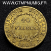 ,40,FRANCS,OR,NAPOLEON,EMPEREUR,1806,PARIS,