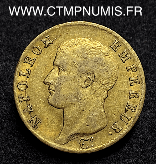 ,40,FRANCS,OR,NAPOLEON,EMPEREUR,1806,PARIS,