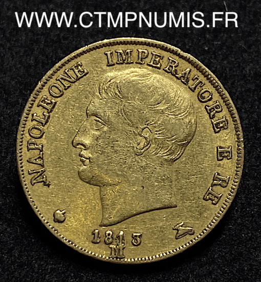 ,20,LIRE,OR,NAPOLEON,IMPERATORE,1813,M,MILAN,