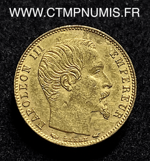 ,EMPIRE,5,FRANCS,OR,NAPOLEON,III,1855,PARIS,