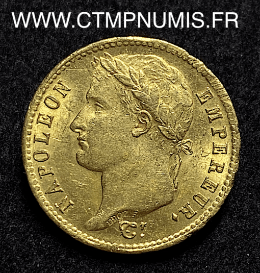 ,EMPIRE,20,FRANCS,OR,NAPOLEON,I°,1810,A,PARIS,