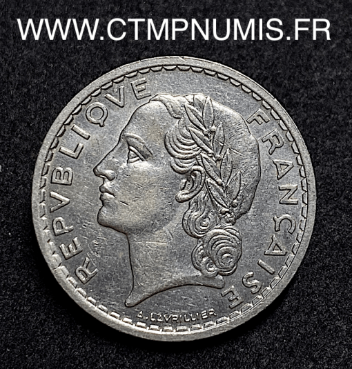 ,5,FRANCS,NICKEL,LAVRILLIER,1938,