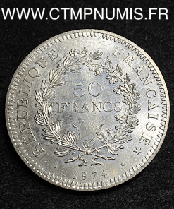 ,50,FRANCS,ARGENT,1974,AVERS,DE,LA,20,FRANCS,