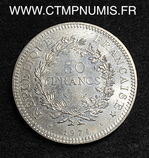 ,50,FRANCS,ARGENT,1974,AVERS,DE,LA,20,FRANCS,