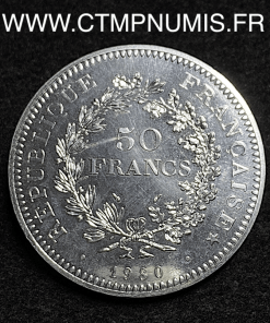 ,MONNAIE,50,FRANCS,ARGENT,HERCULE,1980,SPL,