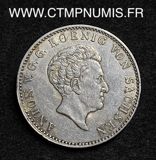 ,ALLEMAGNE,SAXE,1,THALER,ARGENT,1836,