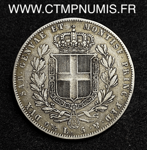 ,5,LIRE,ARGENT,CHARLES,ALBERT,1842,GENES,