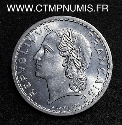 ,5,FRANCS,LAVRILLIER,ALUMINIUM,1946,B,