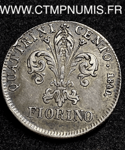 ,TOSCANE,1,FIORINO,ARGENT,LEOPOLD,II,1840,
