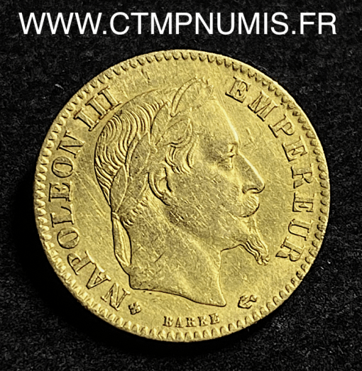 ,10,FRANCS,OR,NAPOLEON,III,1868,STRASBOURG,