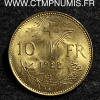 ,MONNAIE,SUISSE,10,FRANCS,OR,VRENELI,1922,