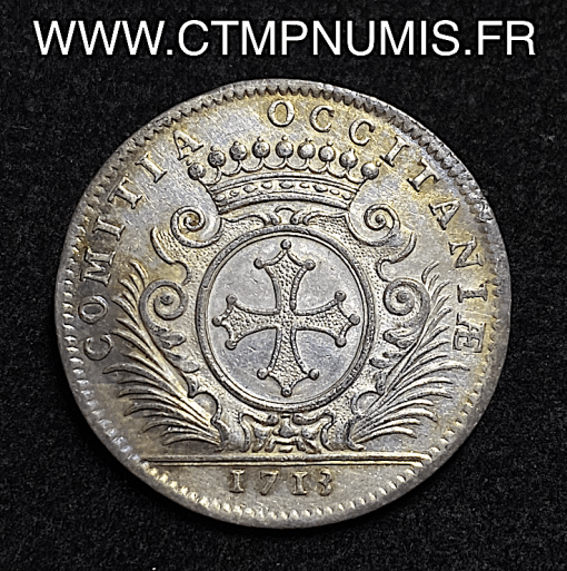 ,JETON,LANGUEDOC,ARGENT,LOUIS,XIV,1713,