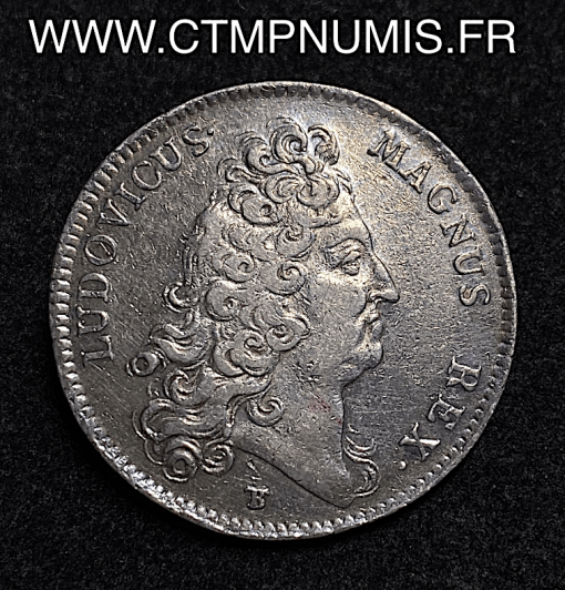 ,JETON,LANGUEDOC,ARGENT,LOUIS,XIV,1713,