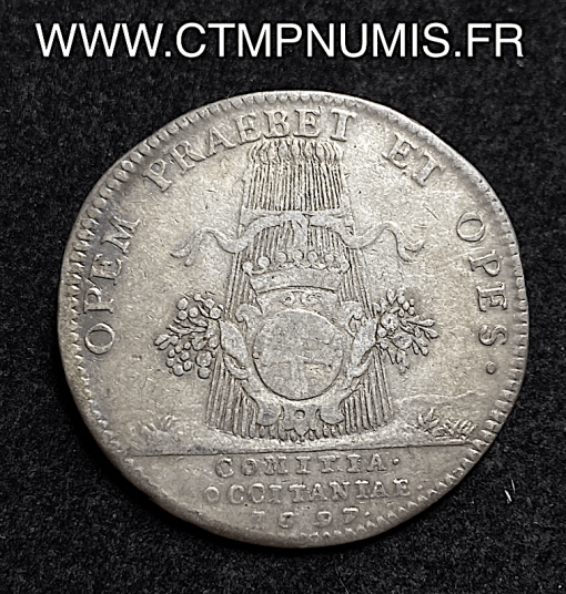 ,JETON,ARGENT,LANGUEDOC,LOUIS,XIV,,1697,