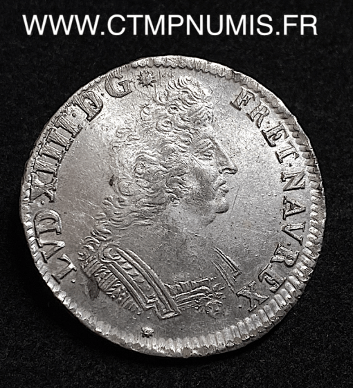 ,ROYALE,LOUIS,XIV,ECU,AUX,PALMES,1690,TROYES,