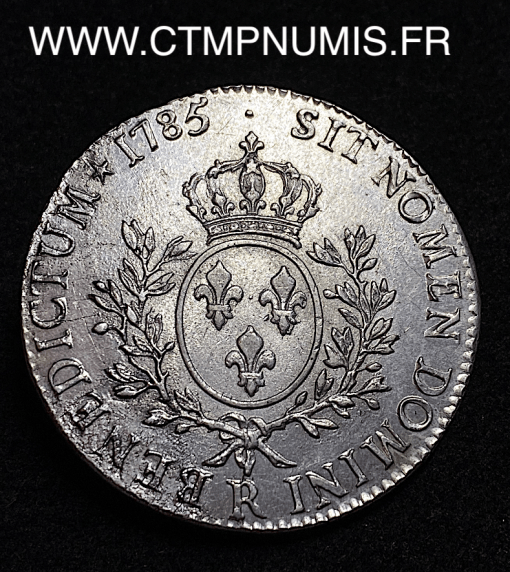 ,ROYALE,LOUIS,XVI,ECU,ARGENT,1785,R,ORLEANS,