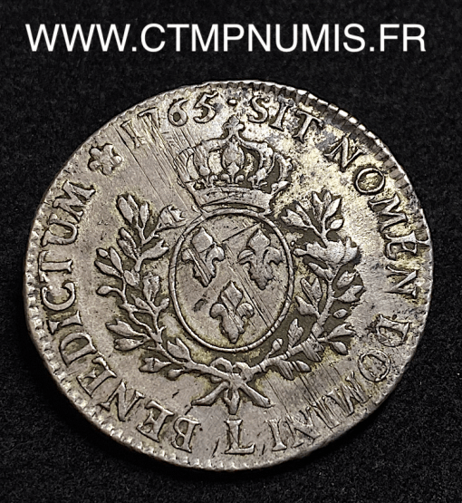 ,ROYALE,LOUIS,XV,ECU,ARGENT,,1765,L,BAYONNE,