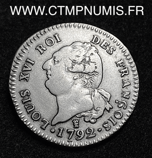 ,30,SOLS,ARGENT,CONSTITUTION,1792,I,LIMOGES