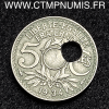 ,5,CENTIMES,LINDAUER,1934,TROU,DECENTRE,