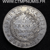 ,GAULE,SUBALPINE,5,FRANCS,ARGENT,AN,10,TURIN,